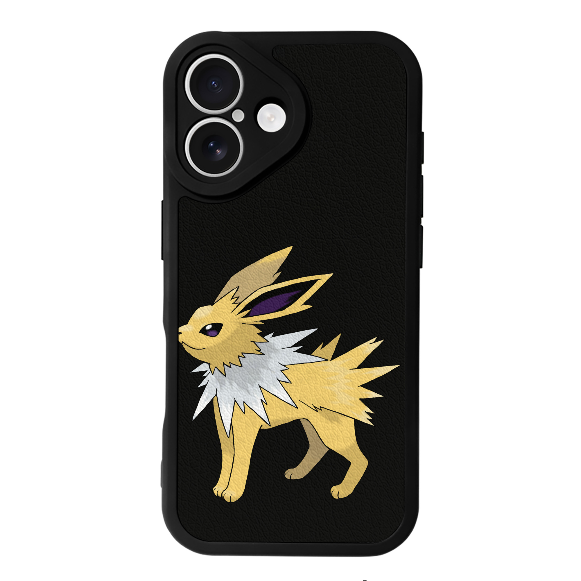 （画像用） ポケットモンスター Pokémon 【iPhone 16シリーズ対応】シリコンスマホケース（レザー調） 材質：シリコン